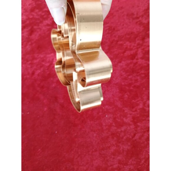 Set Of 3 Nesting Gingerbread Man Copper Cookie Cutters For Baking & Crafting - Picture 4 of 6